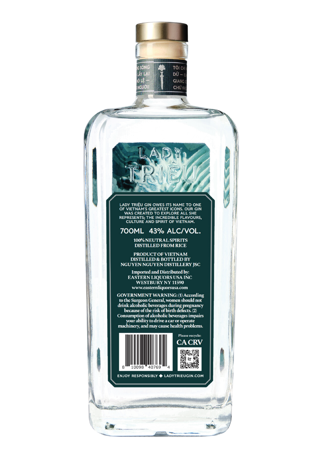 Lady Triệu Contemporary Vietnam Gin