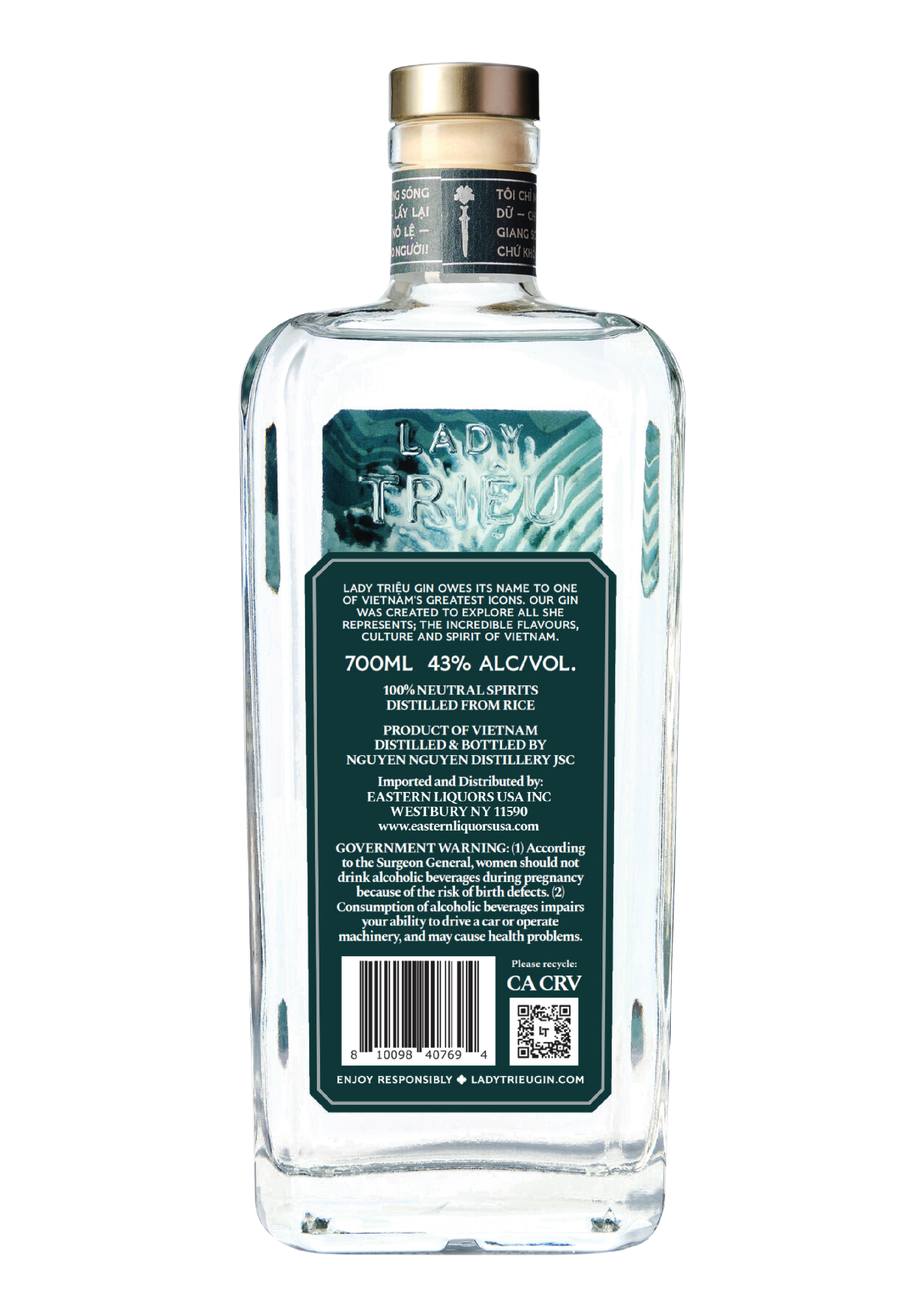 Lady Triệu Contemporary Vietnam Gin